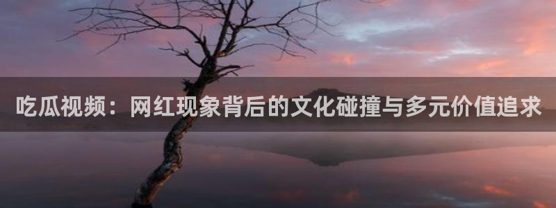 51吃瓜网 张津瑜：吃瓜视频：网红现象背后的文化碰撞与多元价值追求